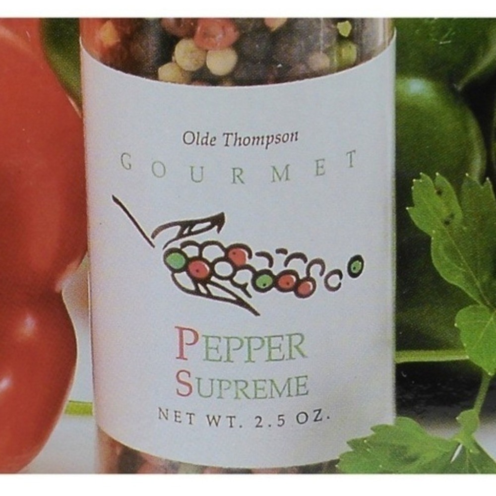 New Olde Thompson Mercury Set Pepper Grinder Mill with Gourmet‎ Pepper Gift Pack - Picture 5 of 7
